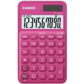Calculadora Casio Portatil Display extra grande SL-310UC-RD Rojo