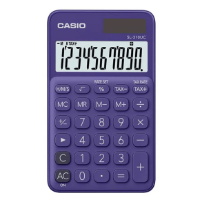 Calculadora Casio Portatil Display extra grande SL-310UC-PL Violeta