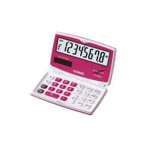Calculadora Casio Portatil 8 digitos Mi Estilo SL-100NC-RD Rosa