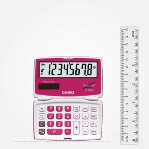 Calculadora Casio Portatil 8 digitos Mi Estilo SL-100NC-RD Rosa