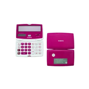 Calculadora Casio Portatil 8 digitos Mi Estilo SL-100NC-RD Rosa