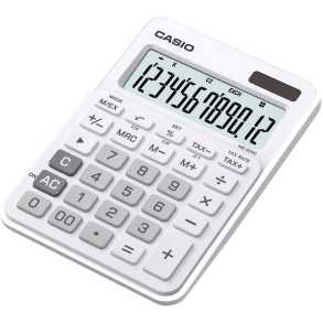 Calculadora Casio Escritorio 12 digitos MS-20NC-WE Blanco