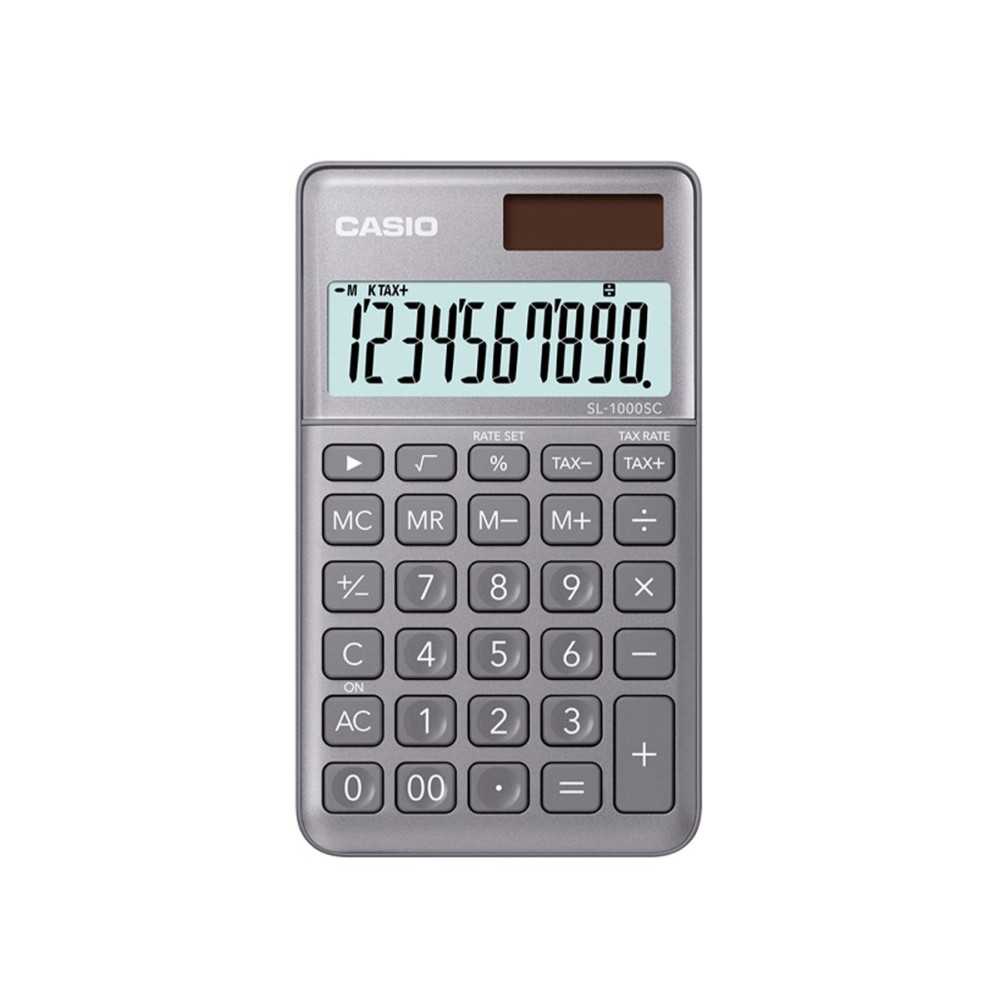 Calculadora Casio Portatil 10 digitos SL-1000SC-GY