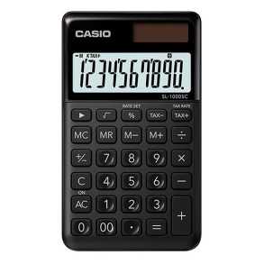 Calculadora Casio Portatil 10 digitos SL-1000SC-BK Negro