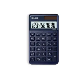 Calculadora Casio Escritorio 10 digitos NS-10SC-NY Azul Metal