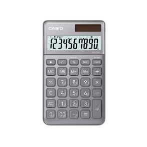 Calculadora Casio Escritorio 10 digitos NS-10SC-GY Gris metal