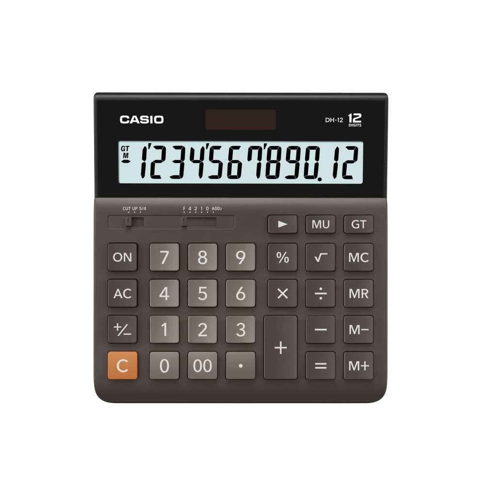 Calculadora Casio Escritorio 12 digitos DH-12-BK