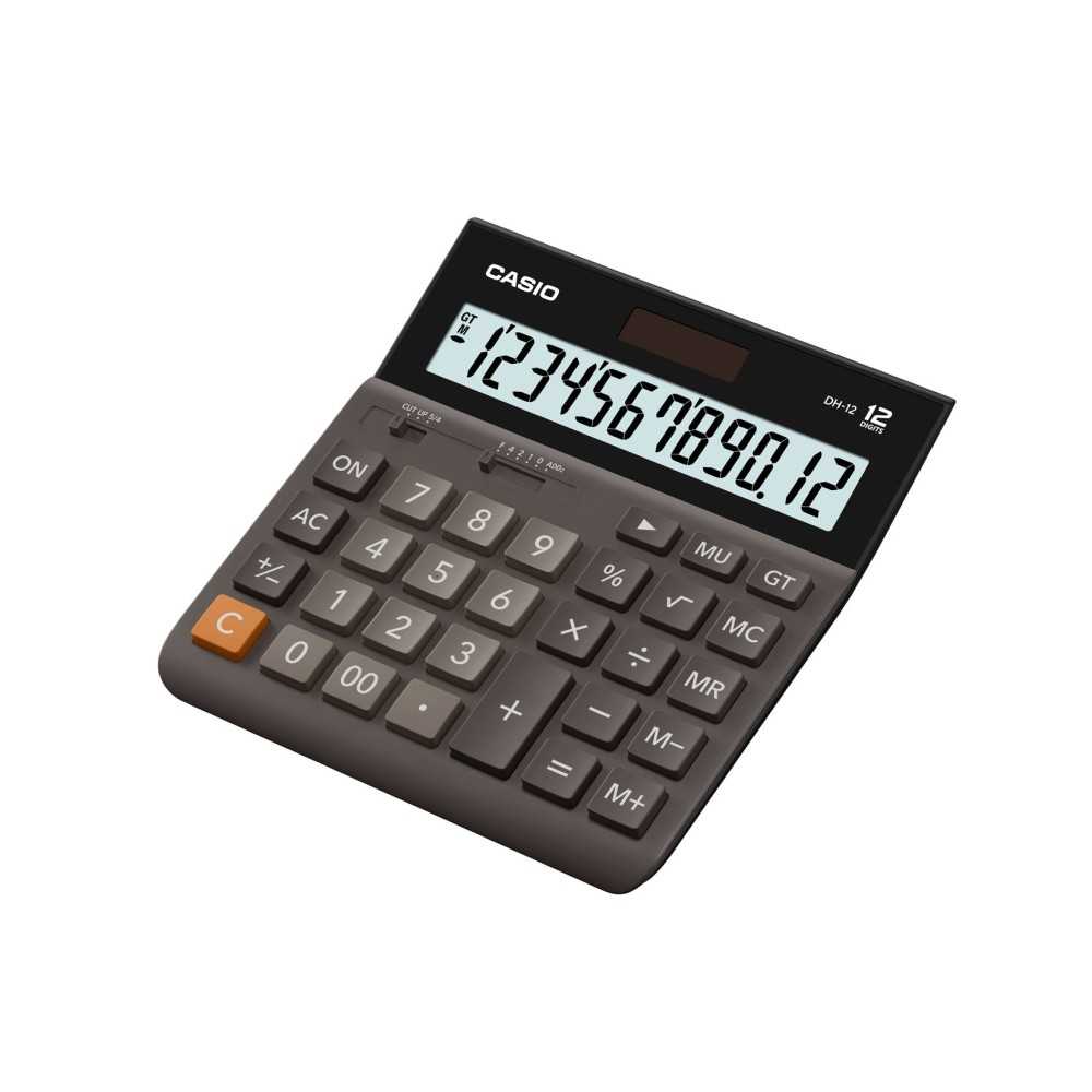 Calculadora Casio Escritorio 12 digitos DH-12-BK