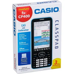 Calculadora Casio Graficadora 2900 Funciones Conexión PC FX-CP400 Negro