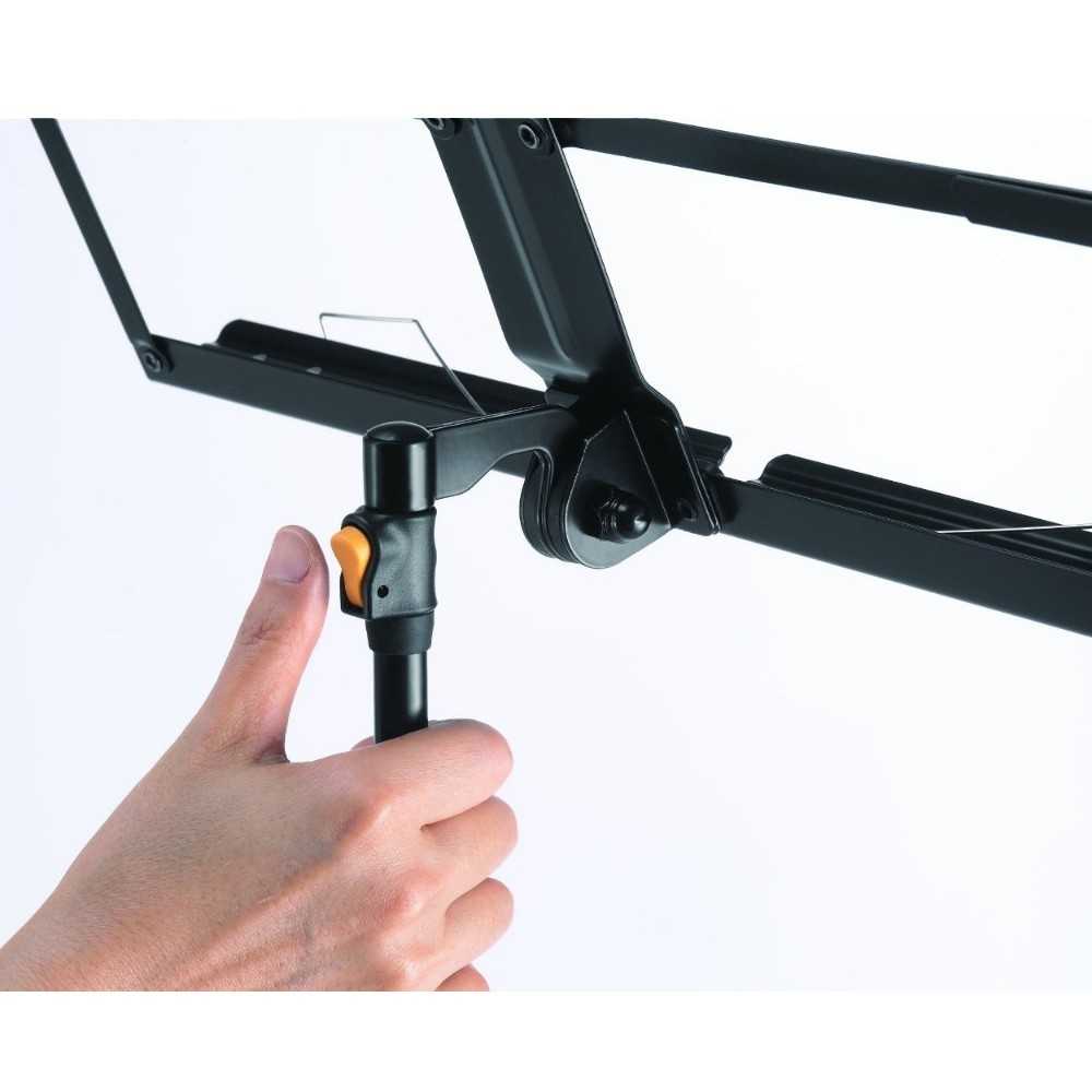 Hercules BS118BB Atril plegable portátil con funda