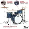 Bateria Pearl President Deluxe 3 Cuerpos PSD903XP/C 767
