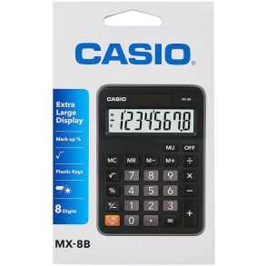 Calculadora Casio Escritorio 8 digitos Display extra grande MX-8B