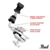 Soporte de hihat remoto con Clamp al bombo Pearl Cla-130 fijo