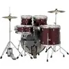Bateria PDP Poplar 5 cuerpos Incluye Fierros Serie Center Stage PDCE2215KTRR