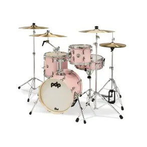 Bateria PDP Poplar 4 Cuerpos Pale Rose Sparkle PDNY1604PR