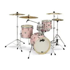 Bateria PDP Poplar 4 Cuerpos Pale Rose Sparkle PDNY1604PR