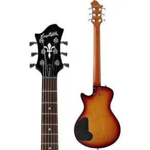 Guitarra Electrica Hagstrom 2 Micrófonos Dobles Humbucker Tobacco Sunburst