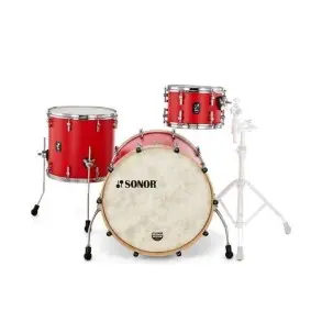 Bateria Sonor Sq1 Madera Birch - Color Hot Rod Red Sq1322Nmhrr