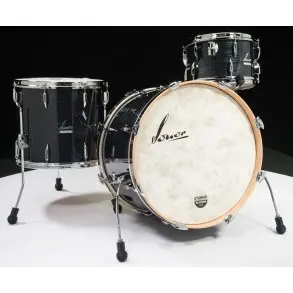 Bateria SONOR Vintage Con Tom Holder Madera BEECH - Color Vintage BLACK SLATE