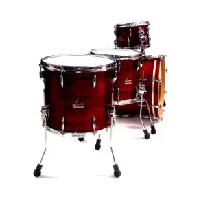 Bateria Sonor Vintage Con Tom Holder Madera BEECH - Color Vintage RED OYSTER