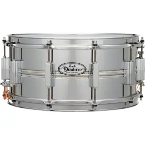 Redoblante Pearl Duoluxe 14" x 6,5" Metal Brass Cromado DUX1465BR
