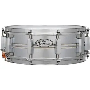 Redoblante Pearl Duoluxe 14" x 5" Metal Brass Cromado DUX1450BR
