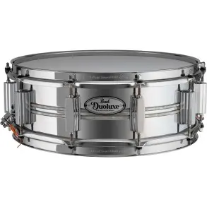 Redoblante Pearl Duoluxe 14" x 5" Metal Brass Cromado DUX1450BR