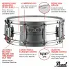 Redoblante Pearl Sensitone 14" x 5" STH1450S Acero
