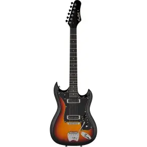 Guitarra electrica Hagstrom RETROSCAPE H-II color 3-Tone Sunburst
