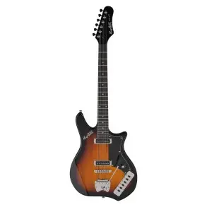 Guitarra Electrica Hagstrom RETROSCAPE IMPALA color Tobacco Sunburst.