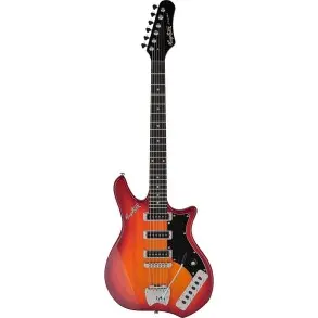 Guitarra Electrica Hagstrom RETROSCAPE CONDOR color Cherry Sunburst