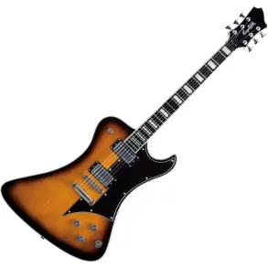 Guitarra Electrica HAGSTROM FANTOMEN con Estuche Rigido color Tobaco Sunburst