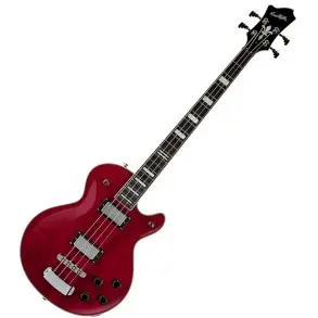 Bajo Electrico HAGSTROM SWEDE BASS color Wild Cherry Transparent
