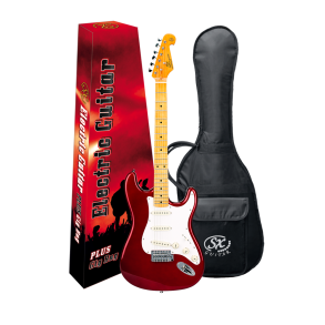 Guitarra Electrica SX Vintage Series Funda incluida Roja 2 Tonos