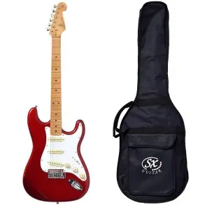 Guitarra Electrica SX Vintage Series Funda incluida Roja 2 Tonos