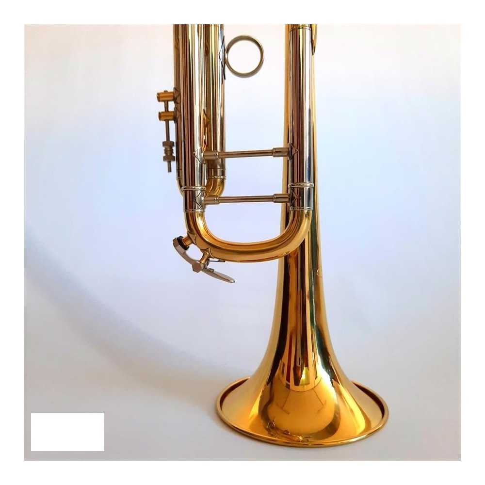 Trompeta Lincoln Winds Deluxe Tono Bb Gold lacquer con Estuche Rigido