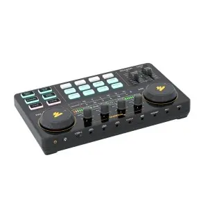 Mixer Digital Podcast Maono Maonocaster Lite AM200 2 canales USB C