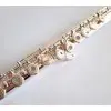 Flauta Traversa Lincoln Winds Deluxe Bb Plata en C con 16 Llaves y Estuche