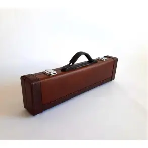 Flauta Traversa Lincoln Winds Deluxe Bb Plata en C con 16 Llaves y Estuche