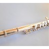 Flauta Traversa Lincoln Winds Deluxe Bb Plata en C con 16 Llaves y Estuche