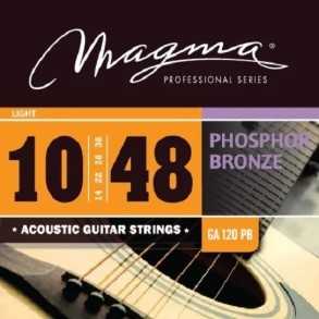 Encordado Guitarra Acustica Magma 010 Ga120pb