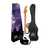 Bajo Eléctrico SX Precision Vintage Series 57 4 Cuerdas Negro + Funda