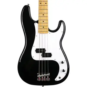 Bajo Eléctrico SX Precision Vintage Series 57 4 Cuerdas Negro + Funda