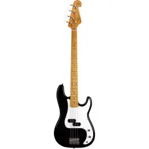 Bajo Eléctrico SX Precision Vintage Series 57 4 Cuerdas Negro + Funda