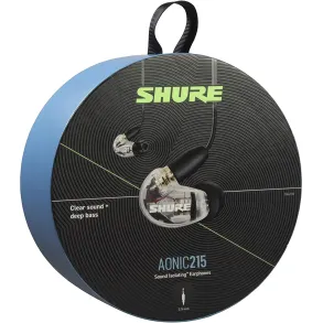 Auricular Shure Aonic 215 Con Micrófono y Control Remoto Clear
