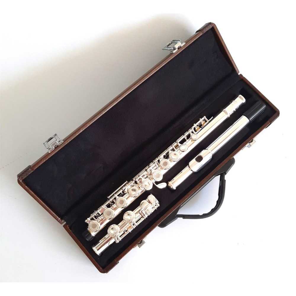 Flauta Traversa Lincoln Winds LCFLK316C Deluxe de 16 Llaves Abiertas