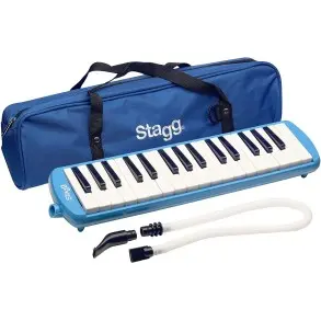 Melódica Stagg De 32 Teclas Azul