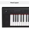 Piano Teclado Yamaha NP32 Senstivo Piaggero 76 Teclas Portatil