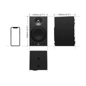Monitores De Estudio Yamaha MSP3A 40W 4" pulgadas