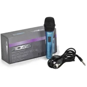 Ross Micrófono FM-138 Vocal Dinámico Supercardioide | Cable Xlr-Plug